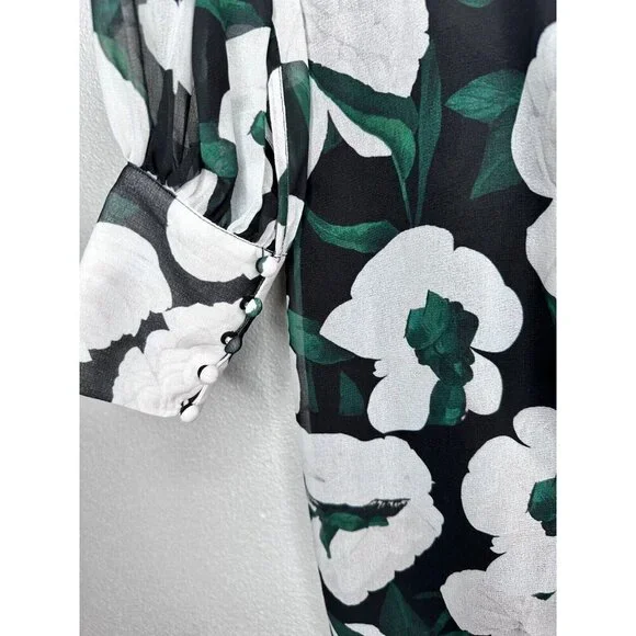 THE KOOPLES Short Printed Multi Long Sleeve Dress Size XS Cocktail NWOT - Picture 12 of 15